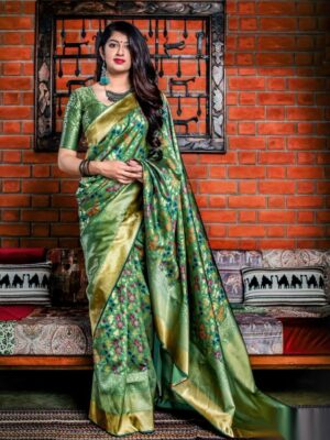 Banarasi art silk saree