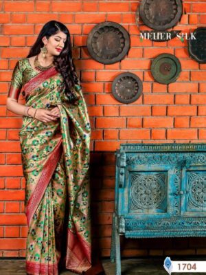 Banarasi art silk saree