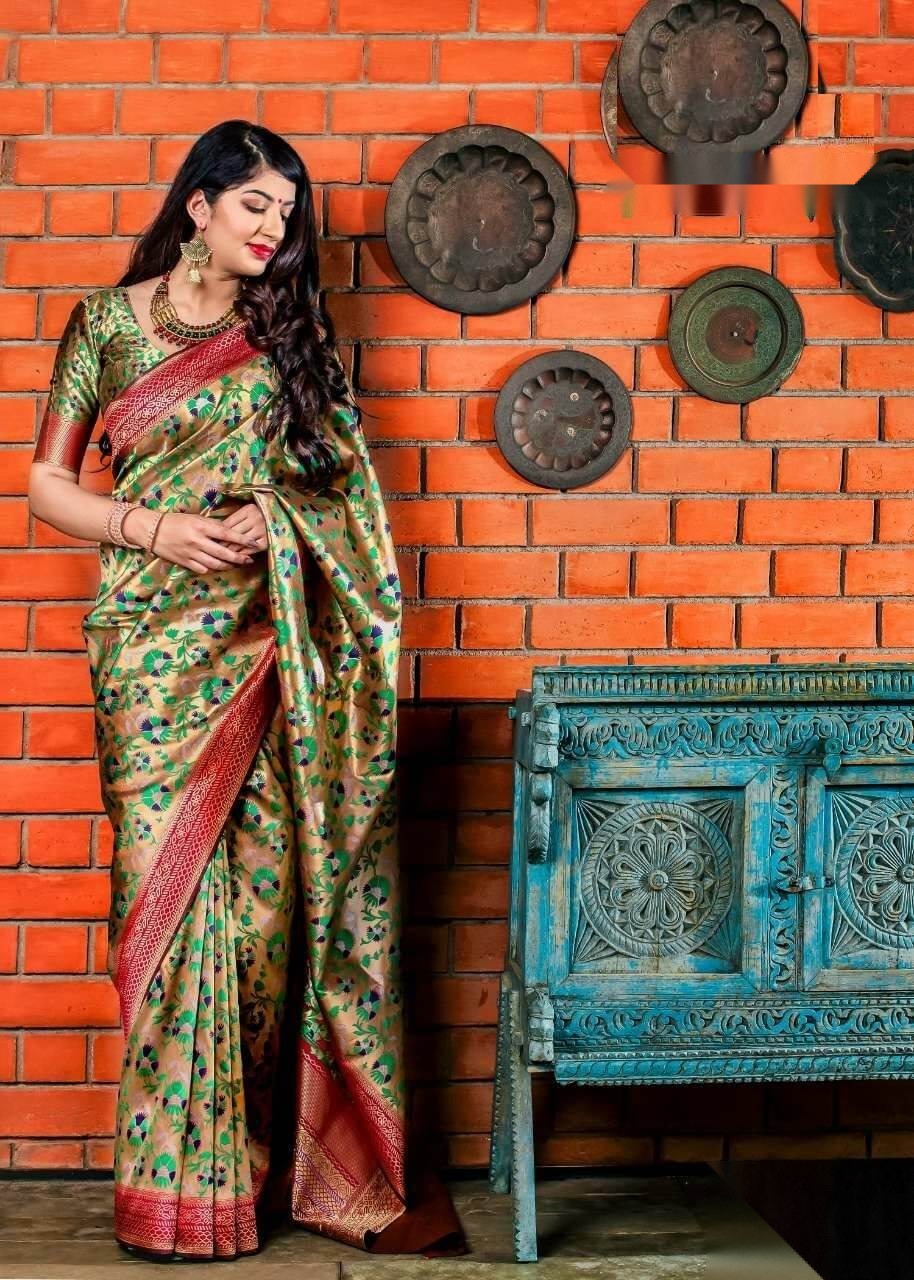 Banarasi art silk saree