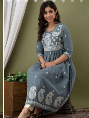 Lucknowi kurti with pants