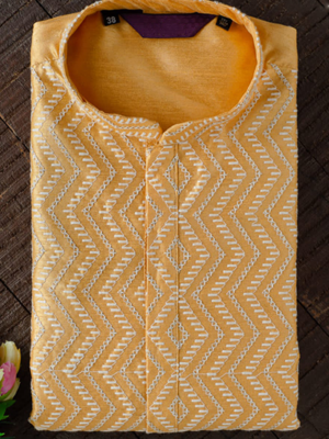 Chikan embroidery kurta pajama