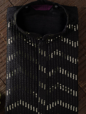 Sequence embroidery kurta pajama