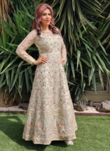 Heavy Embroidery Gown