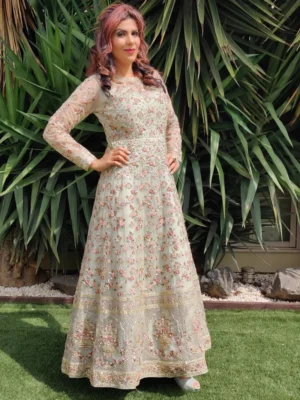 Heavy Embroidery Gown