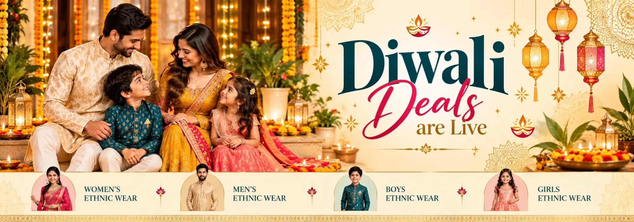 Diwali Deals are Live - Style World ethnic wear for women, men, boys and girls