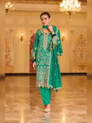 Women’s heavy embroidery kurti with pants